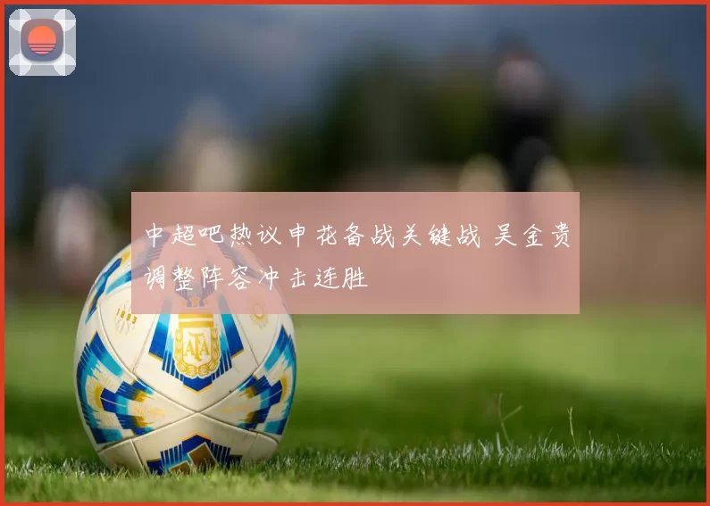 中超吧热议申花备战关键战 吴金贵调整阵容冲击连胜